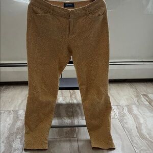 Old Navy Yellow and White Pixie Pants